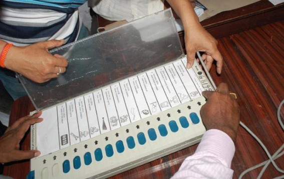EVM on card for Tripura ADC poll for the first time